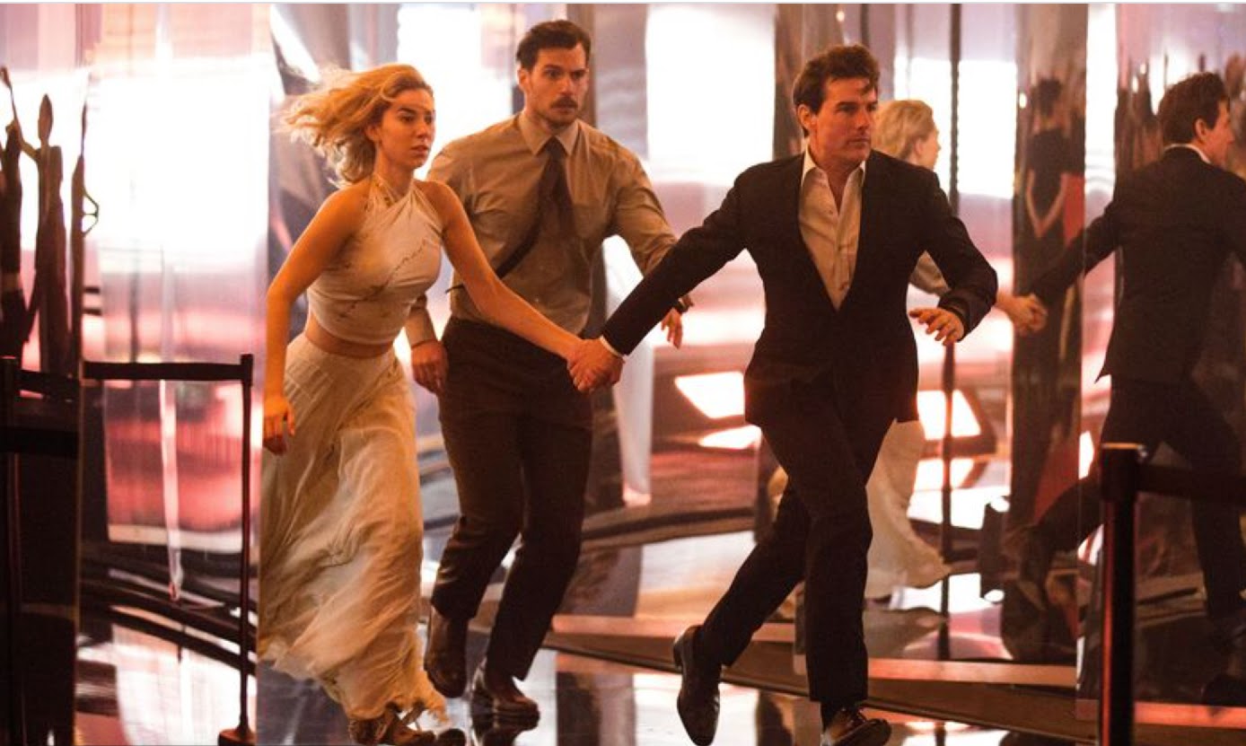 Tom Cruise and Vanessa Kirby star in Mission Impossible