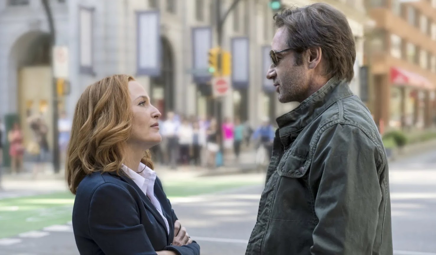 Mulder and Scully on the X-Files