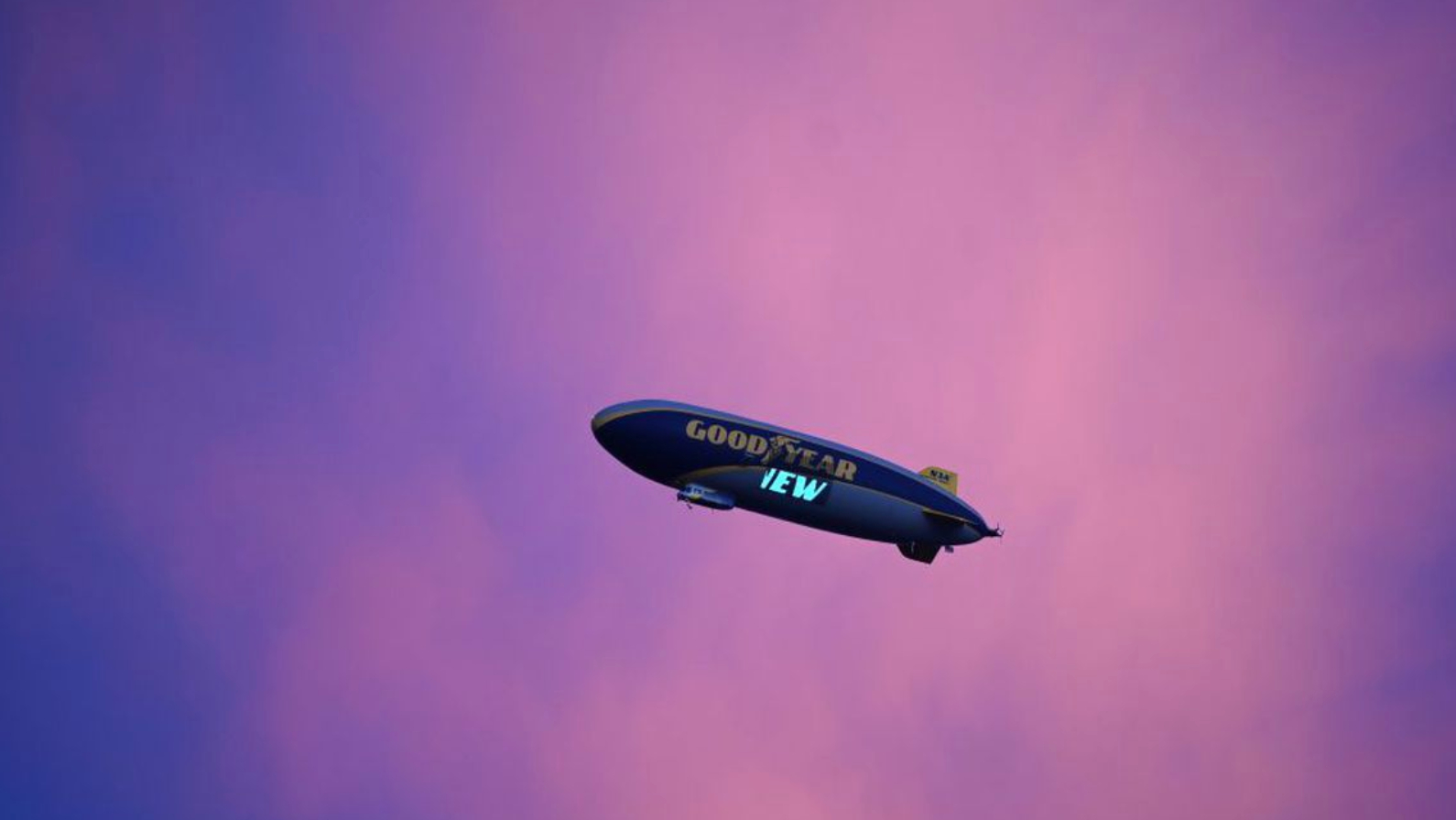 Goodyear blimp mistaken for alien spacecraft