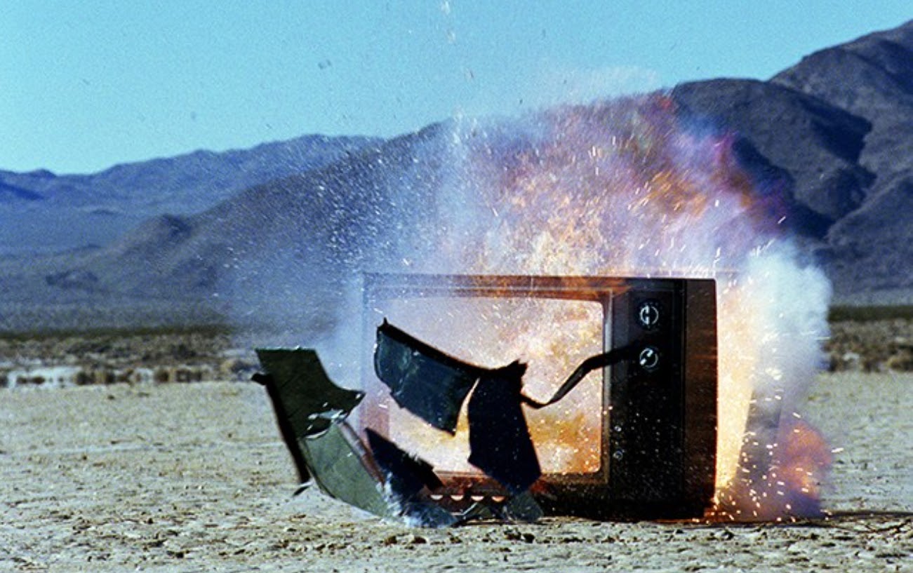 Exploding television