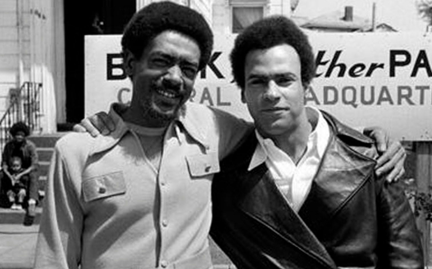 The Black Panthers - Bobby Seale with Black Panthers co-founder Huey Newton