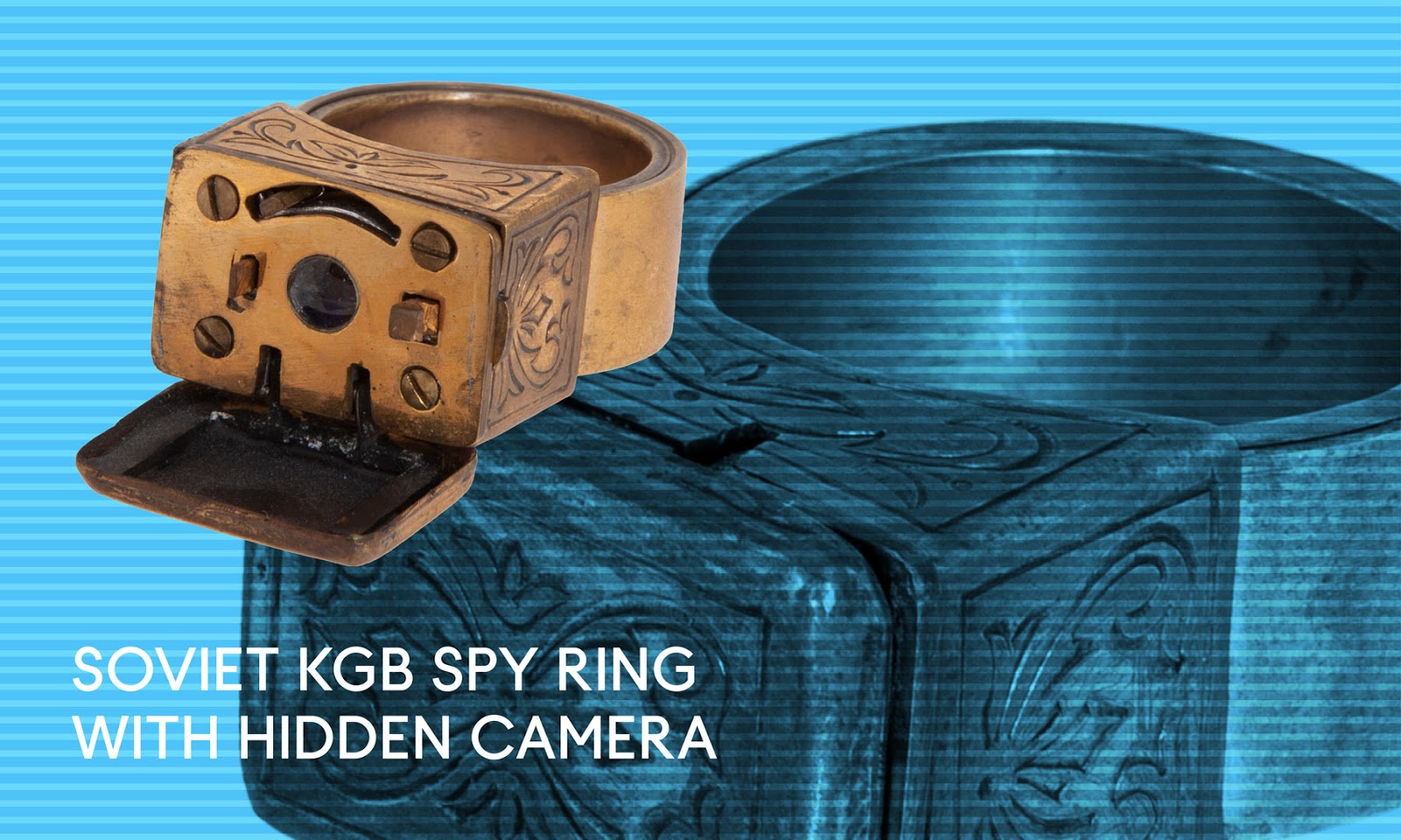 KGB Spy ring with camera
