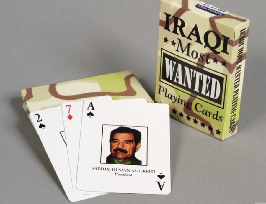 Iraqi Most Wanted playing cards