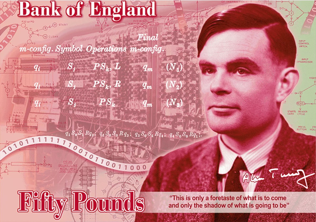 Alan Turing and the £50 note