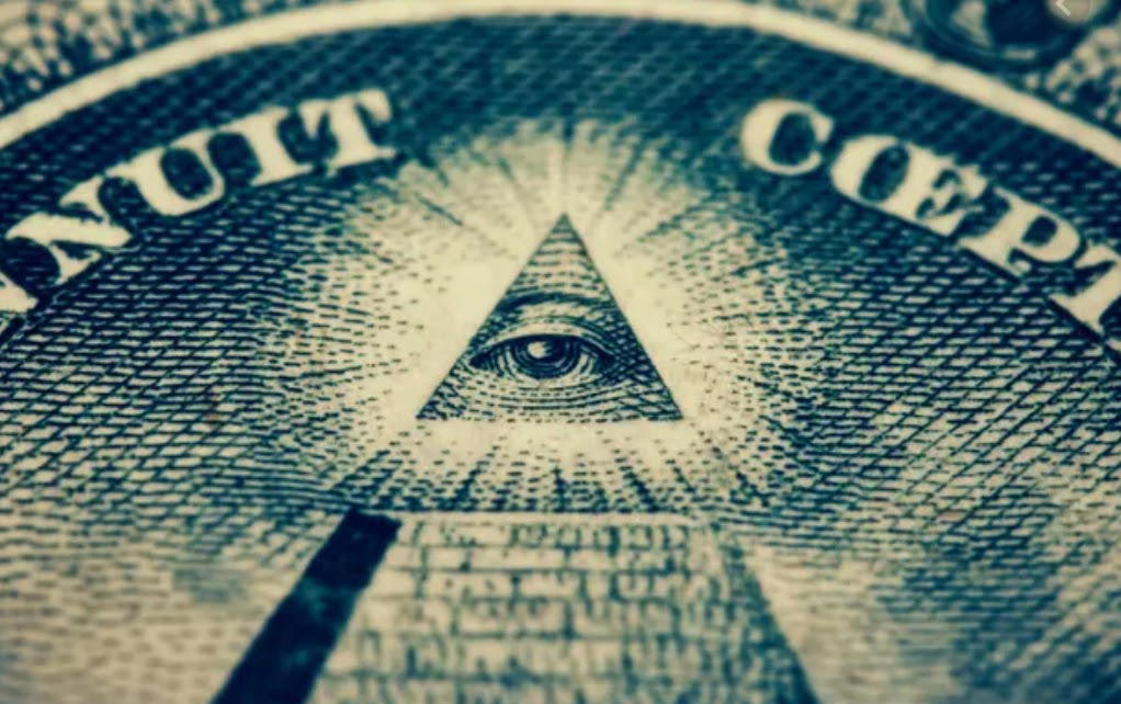 The all-seeing Eye of Providence appears on the US $1 note