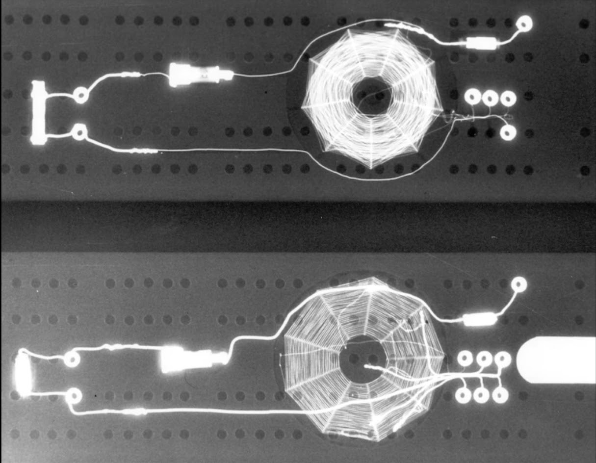 Crib boards were fitted with radio parts at Fort Hunt