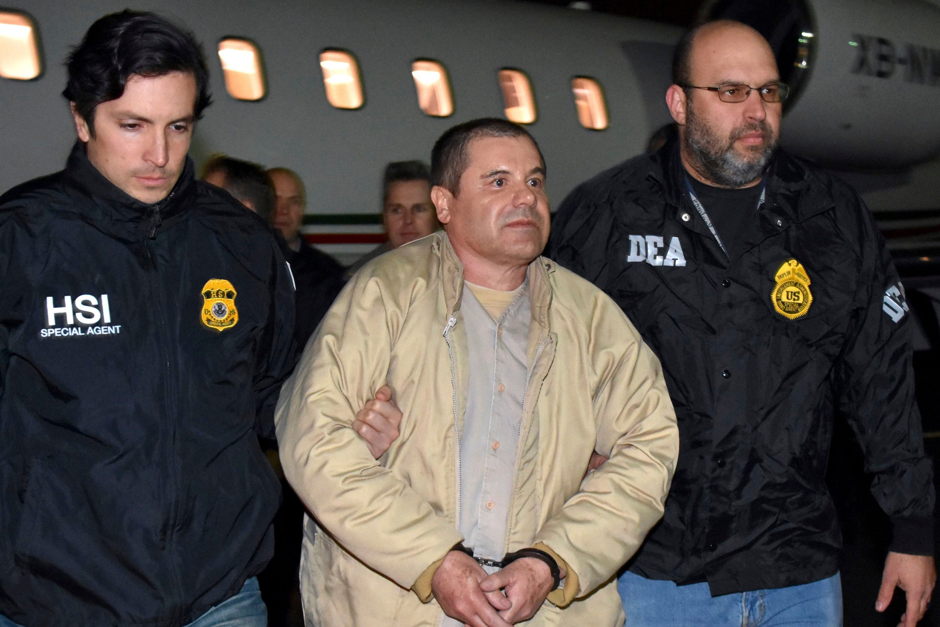 El Chapo under arrest