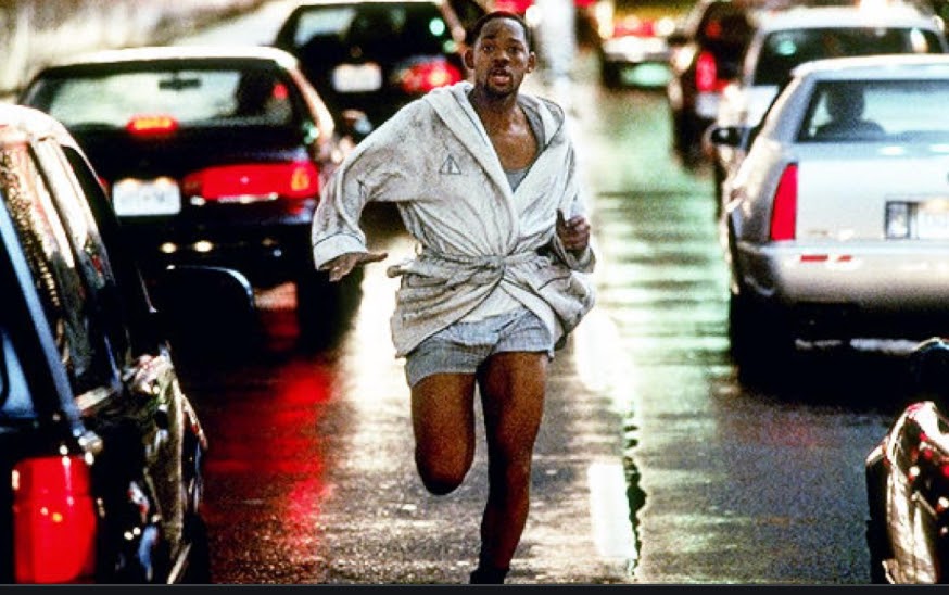 Will Smith running in Enemy of the State