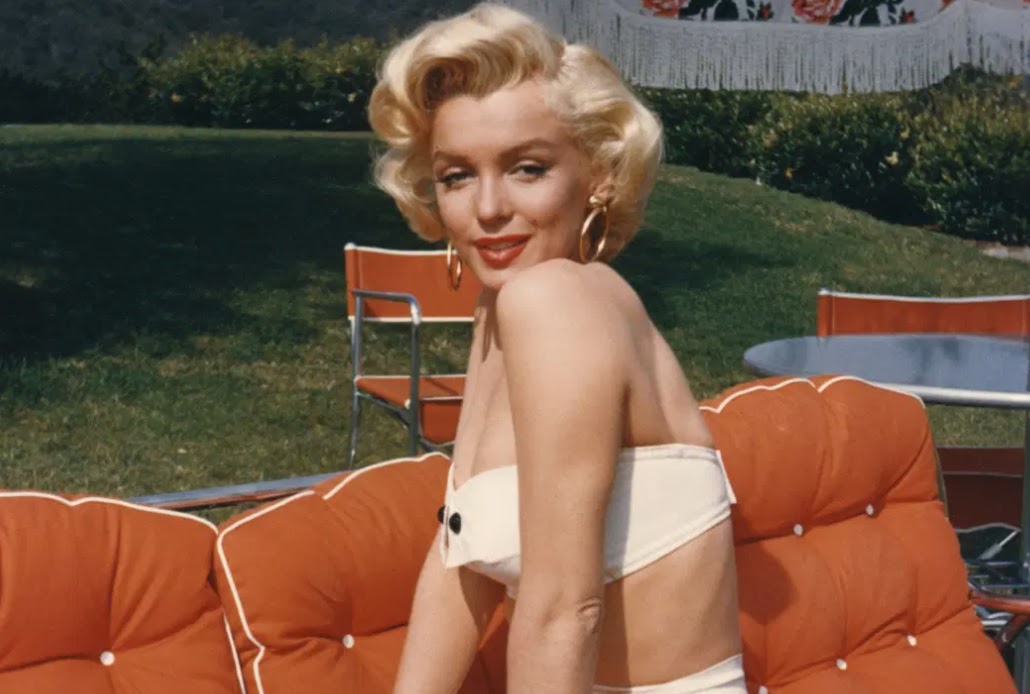 Marilyn Monroe in a bathing suit