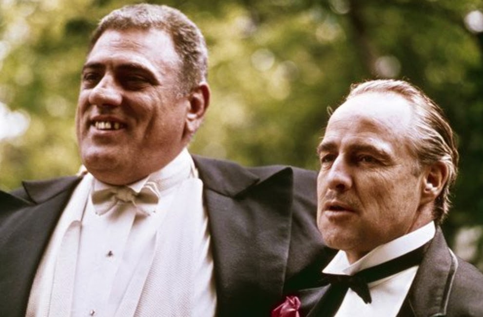 Lenny Montana with Marlon Brando in The Godfather (1972)