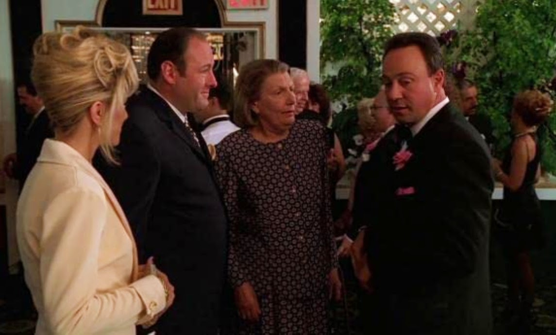 Anthony Borgese played capo Larry Barese (right), a recurring character on The Sopranos