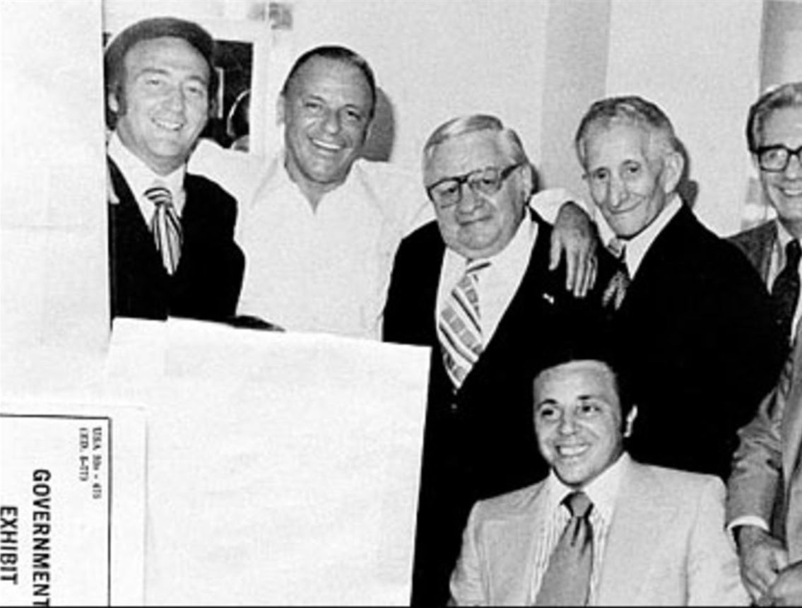 Frank Sinatra with mob friends