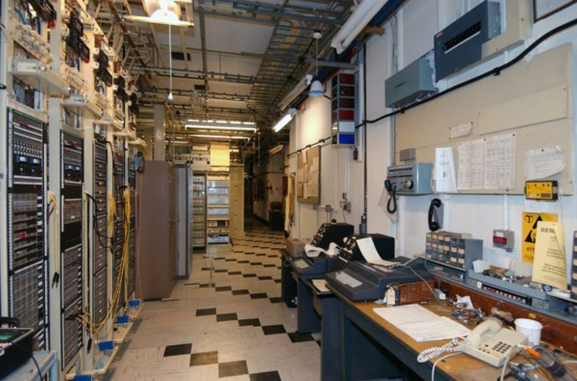 The control room in the Burlington, England bunker
