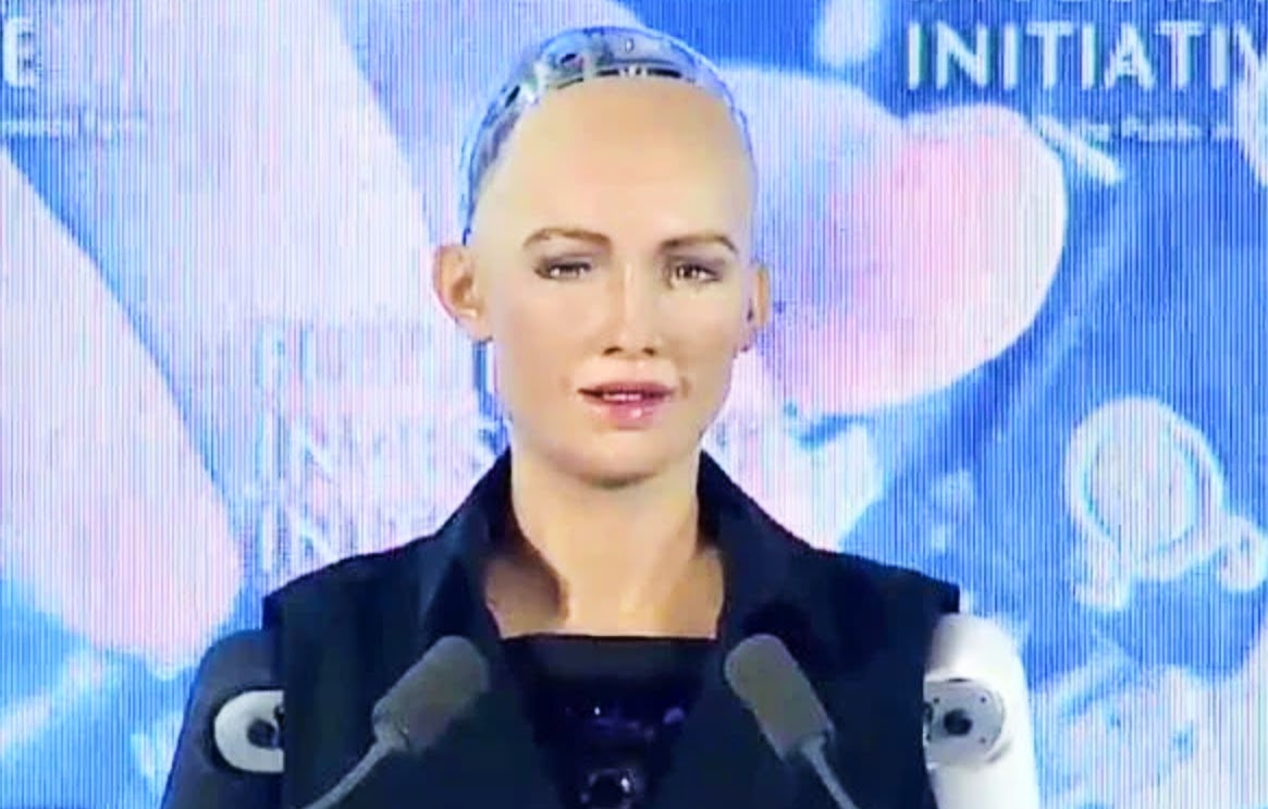 Sophia the creepy robot