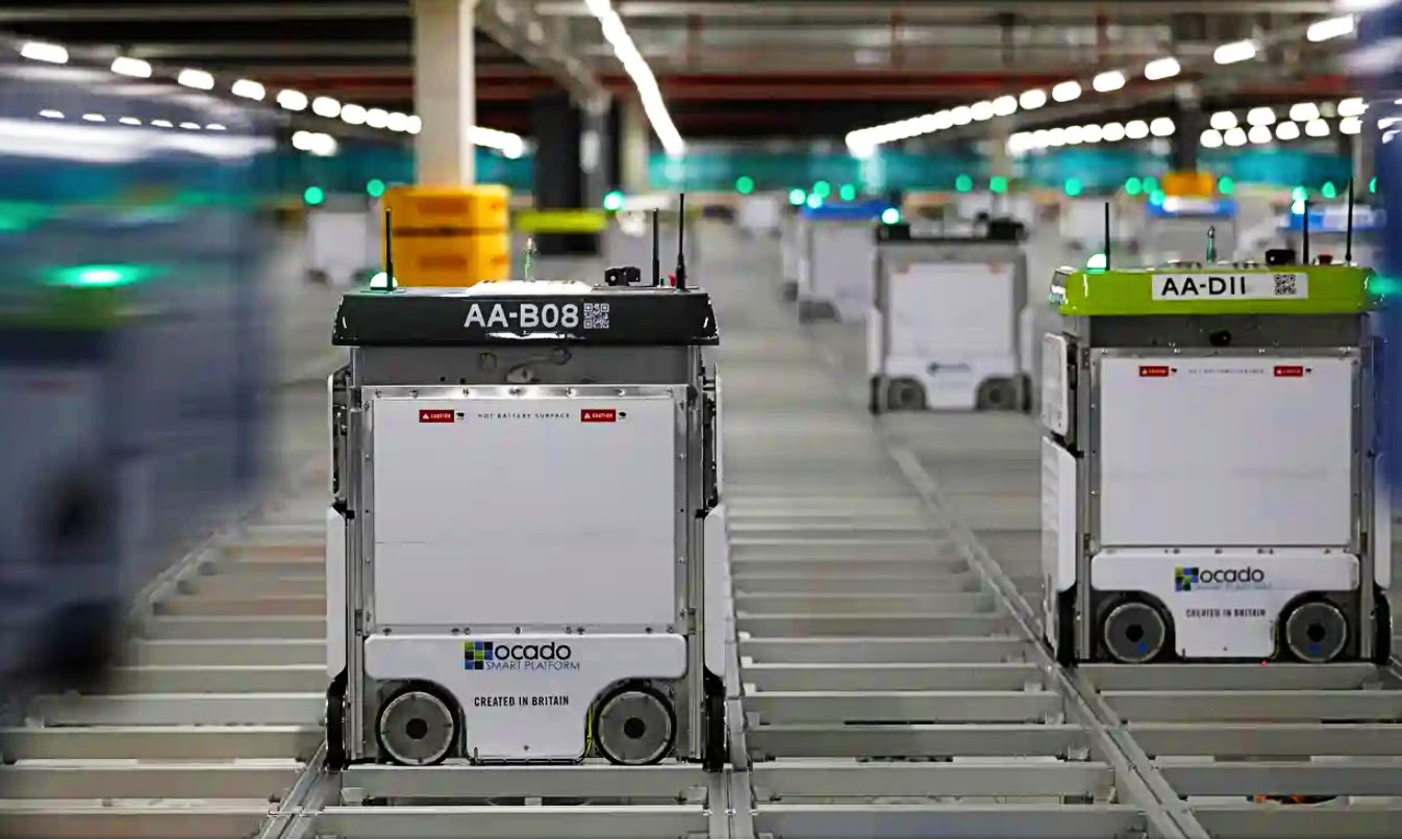 Ocado robots