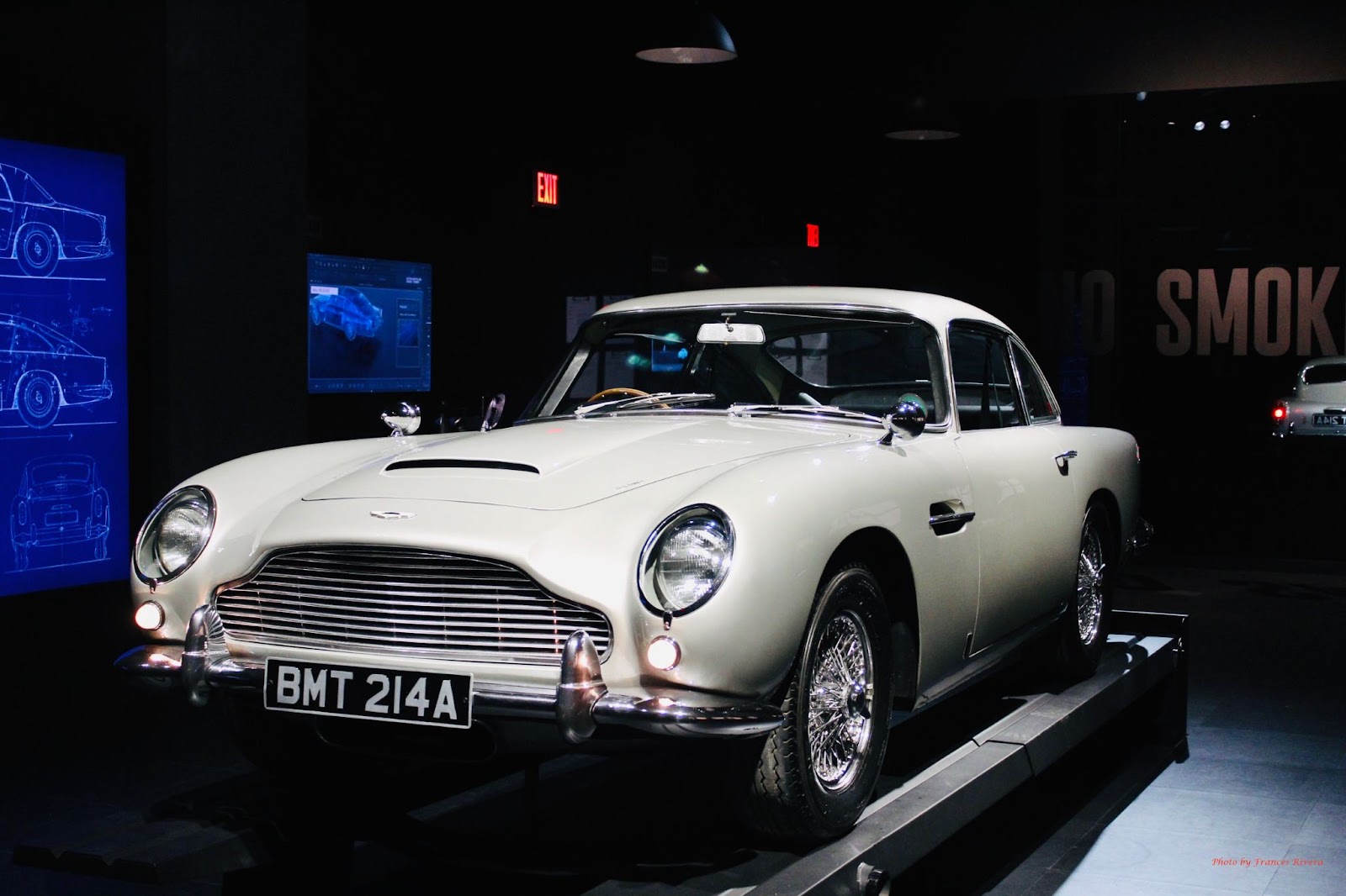 The GoldenEye DB5 at SPYSCAPE HQ in New York