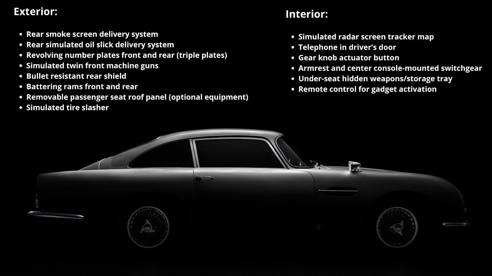 Aston Martin DB5 Goldfinger Continuation Series