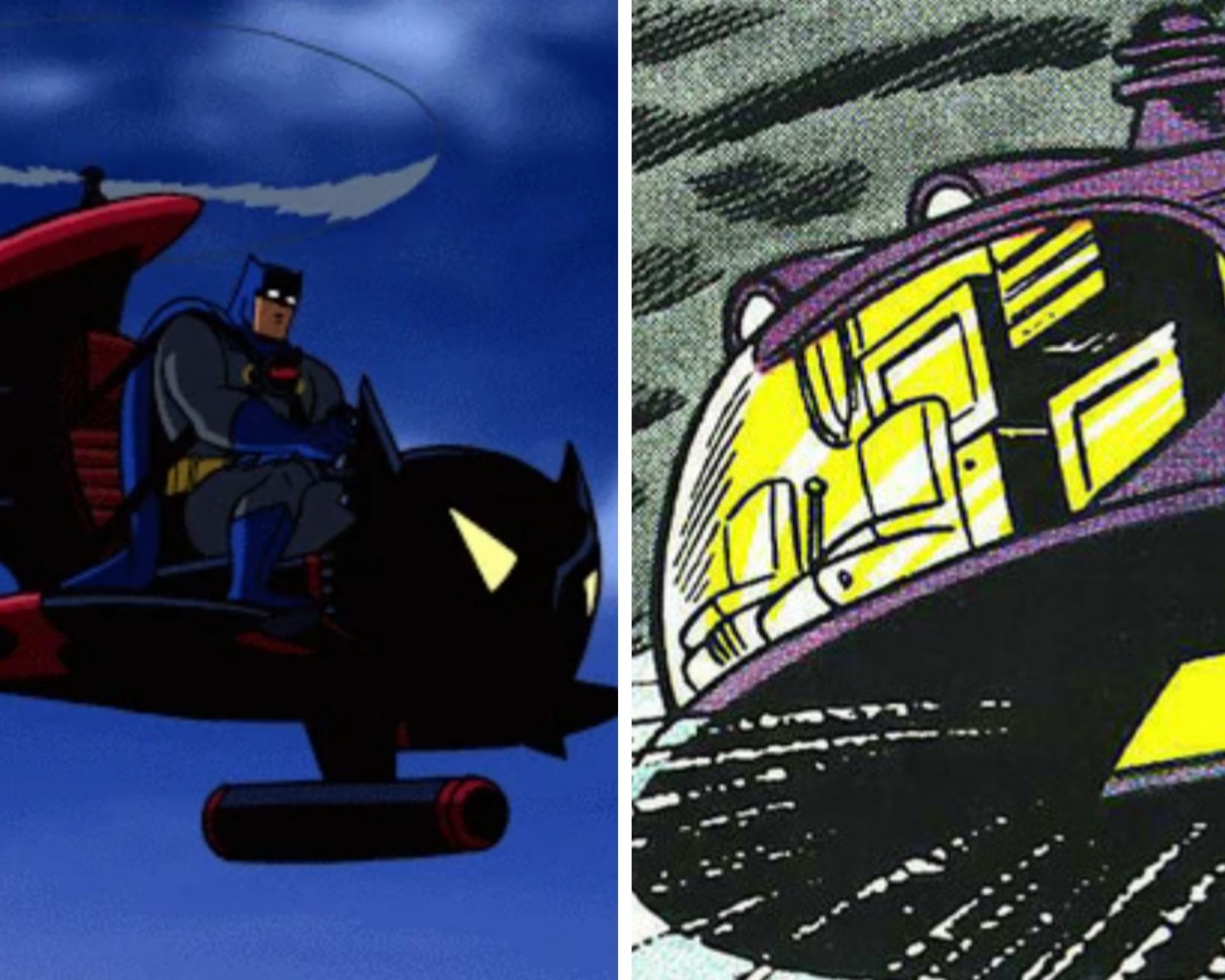 Flying Batcave and Whirly-Bat