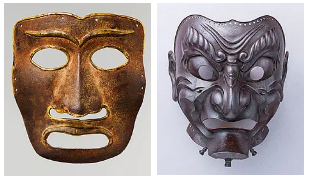 Masks were used for war
