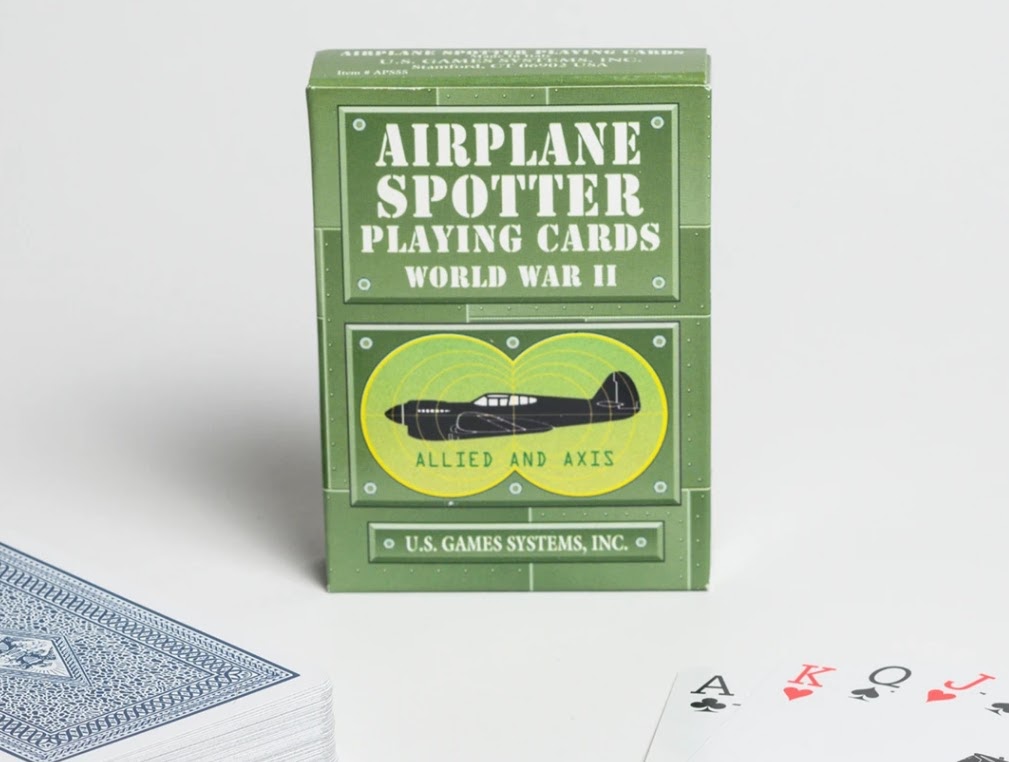 Airplane spotter playing cards