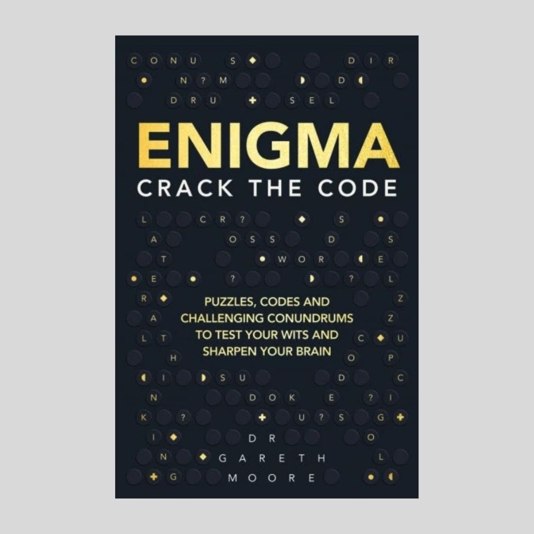 Enigma puzzle book available in the SPYSCAPE shop