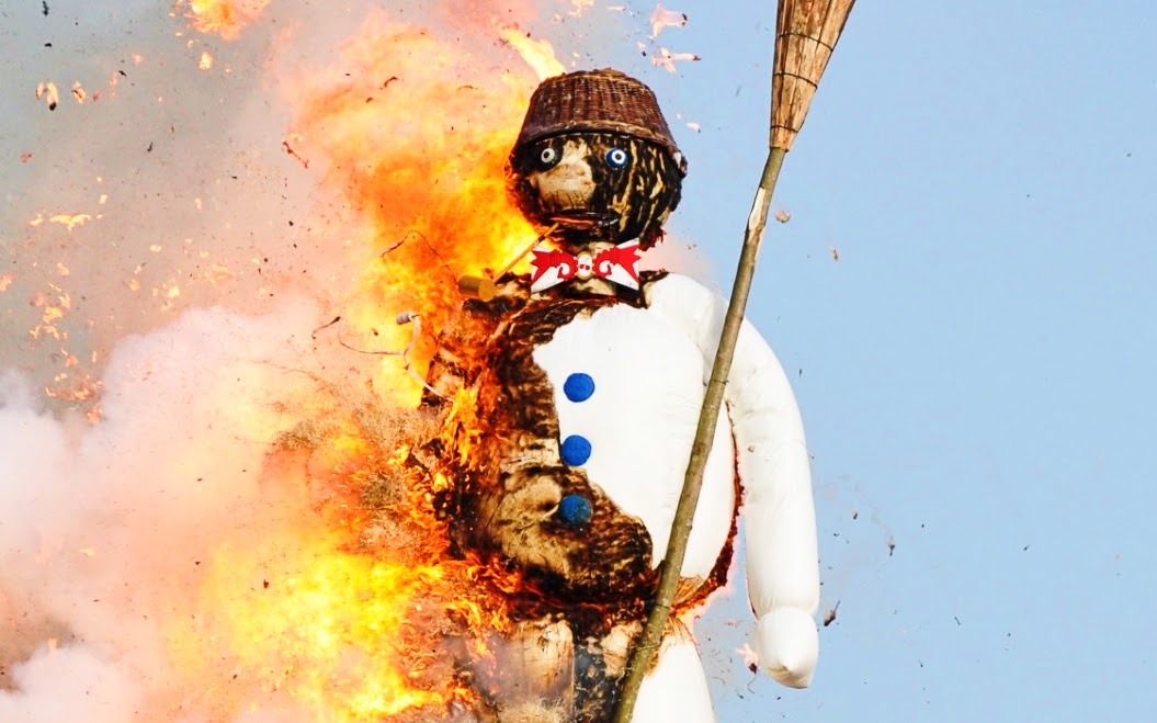 Zurich, Switzerland torches a snowman every spring