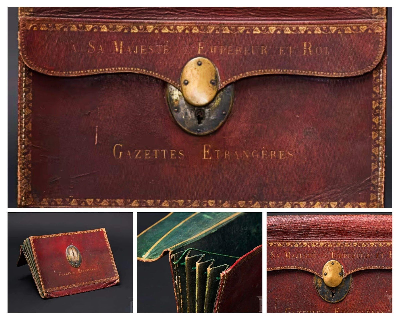 Napolean Bonaparte's portfolio filled with intelligence from the Black Chamber