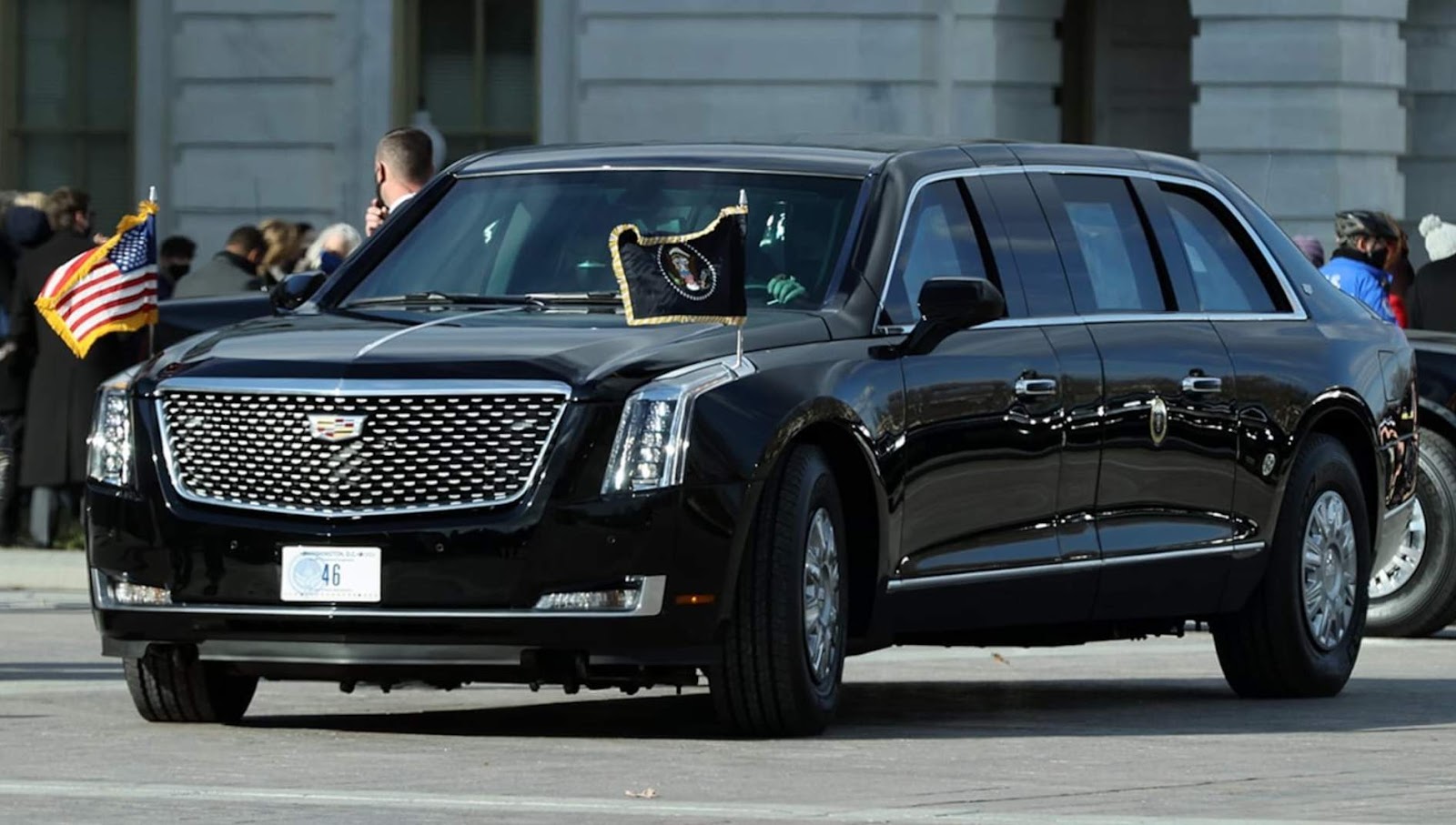 The US President's vehicle known as The Beast