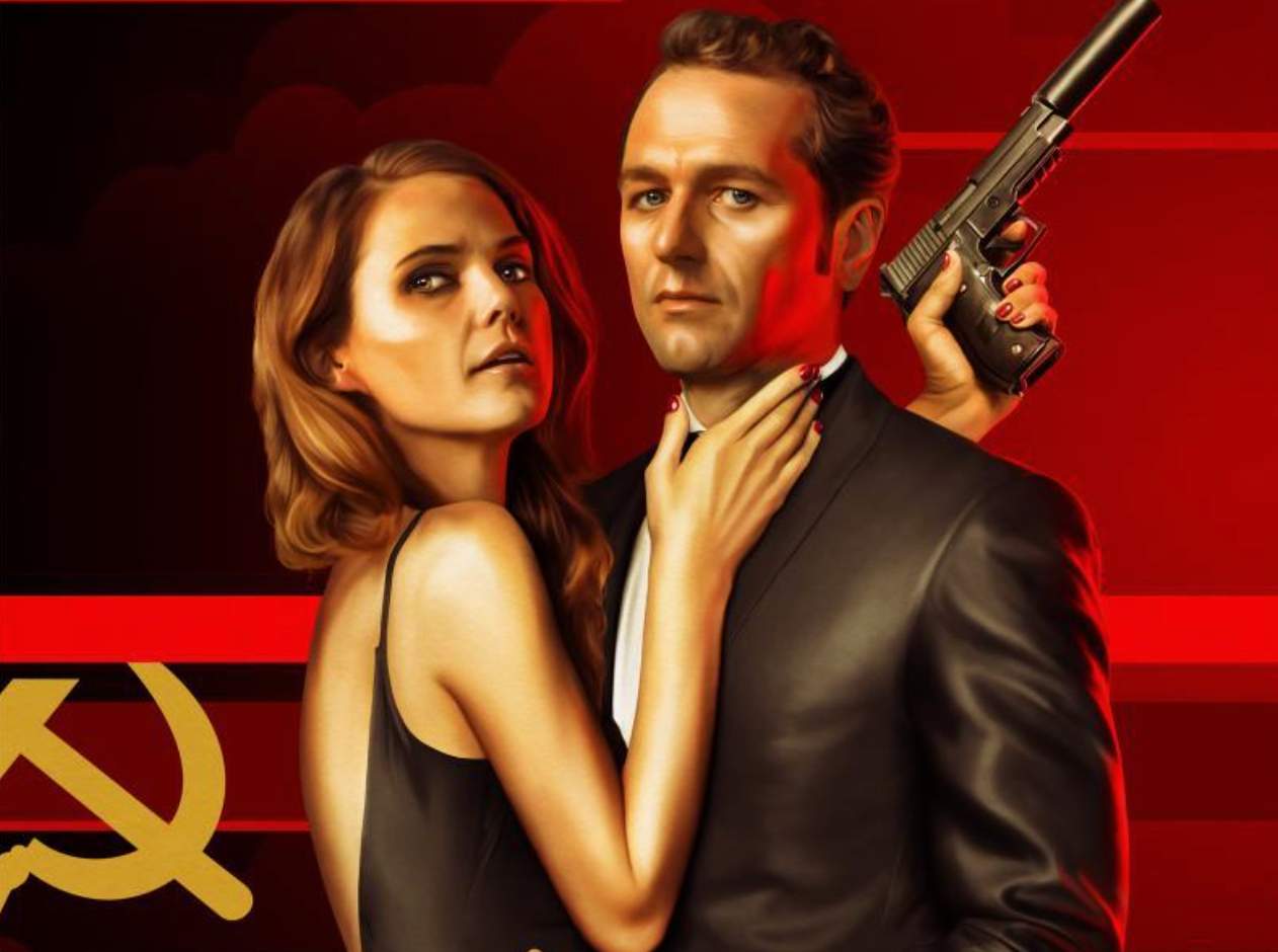 Шпионы ютуб. Американцы сериал КГБ. The Americans Season 1 Постер. Сериал советские шпионы в США. Сериал про шпионов американцы.