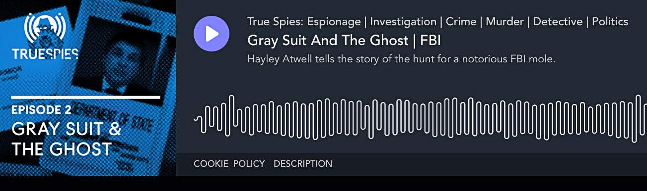 Listen to the True Spies Podcast: Gray Suit and the Ghost