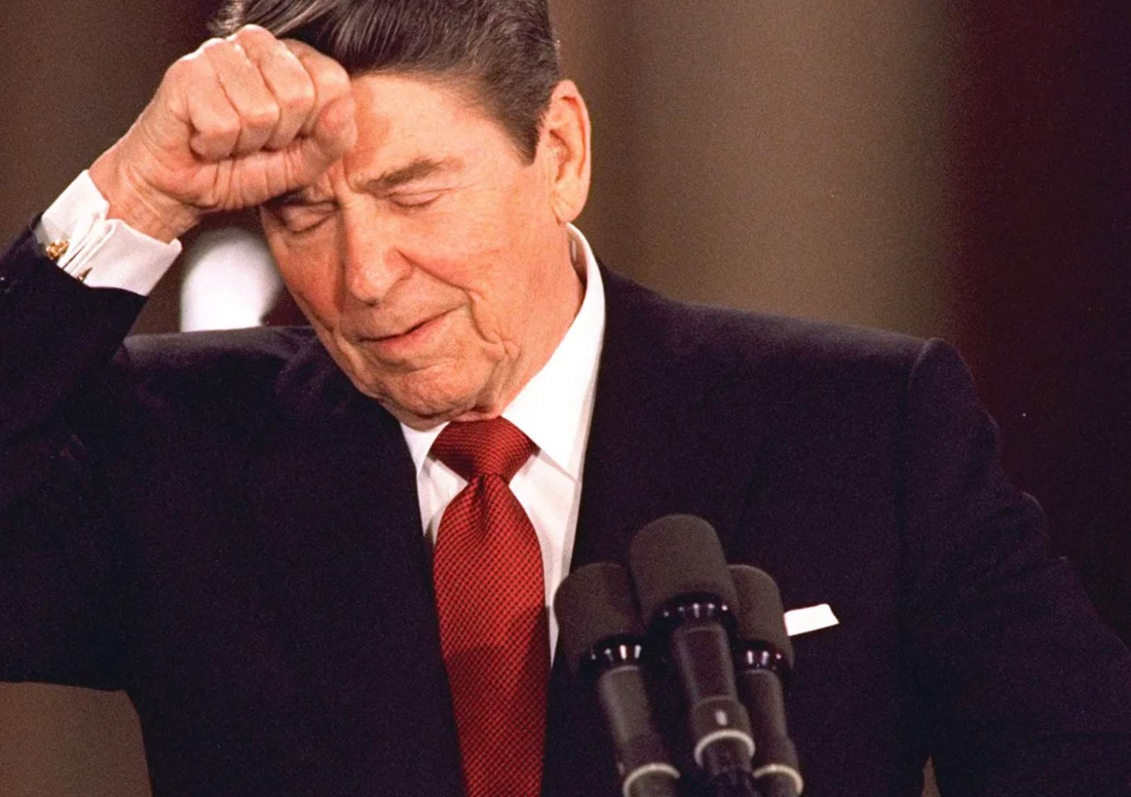 US President Ronald Reagan