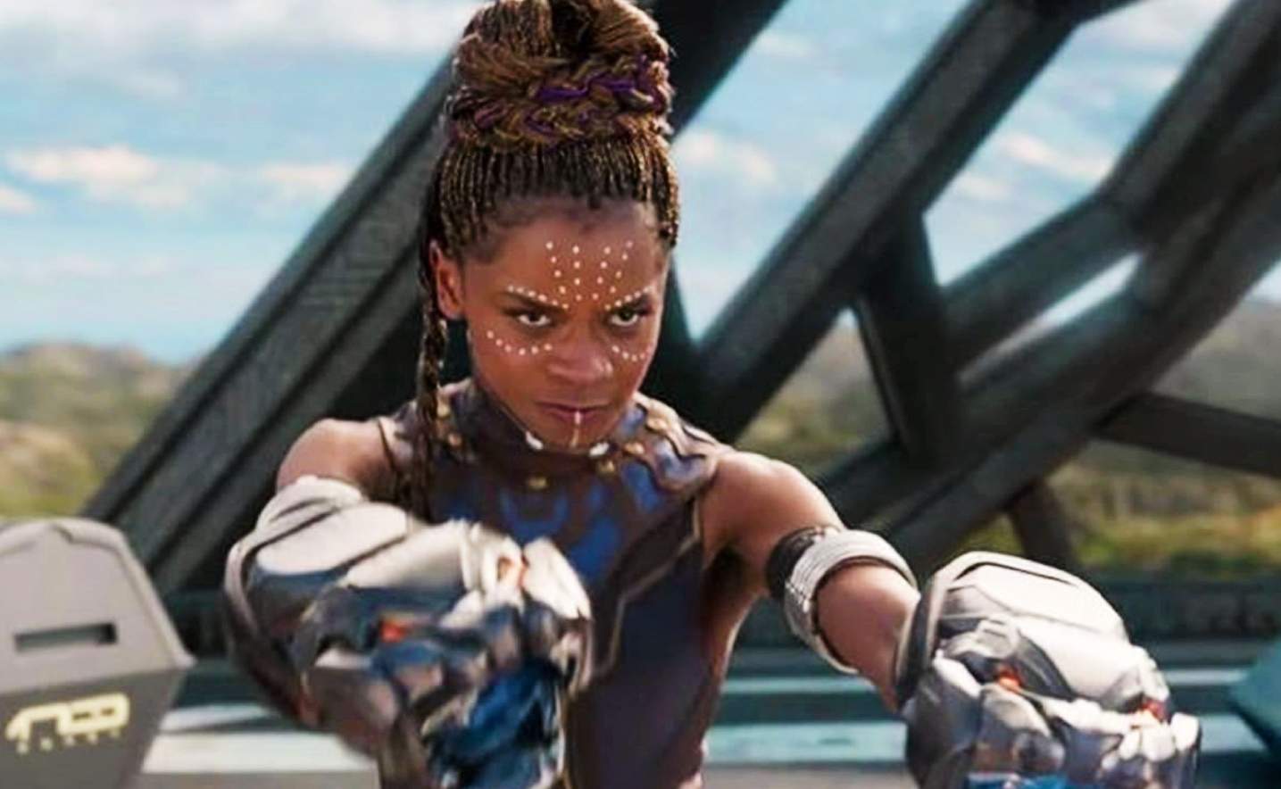 British actress Letitia Wright as Shuri in Black Panther