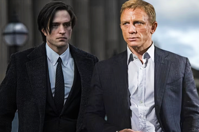 Robert Pattinson and Daniel Craig star as James Bond and Bruce Wayne in the Batman and 007 franchises