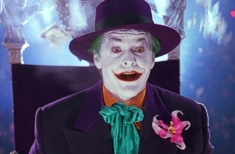 Jack Nicholson as the Joker in Tim Burton’s Batman (1989) 