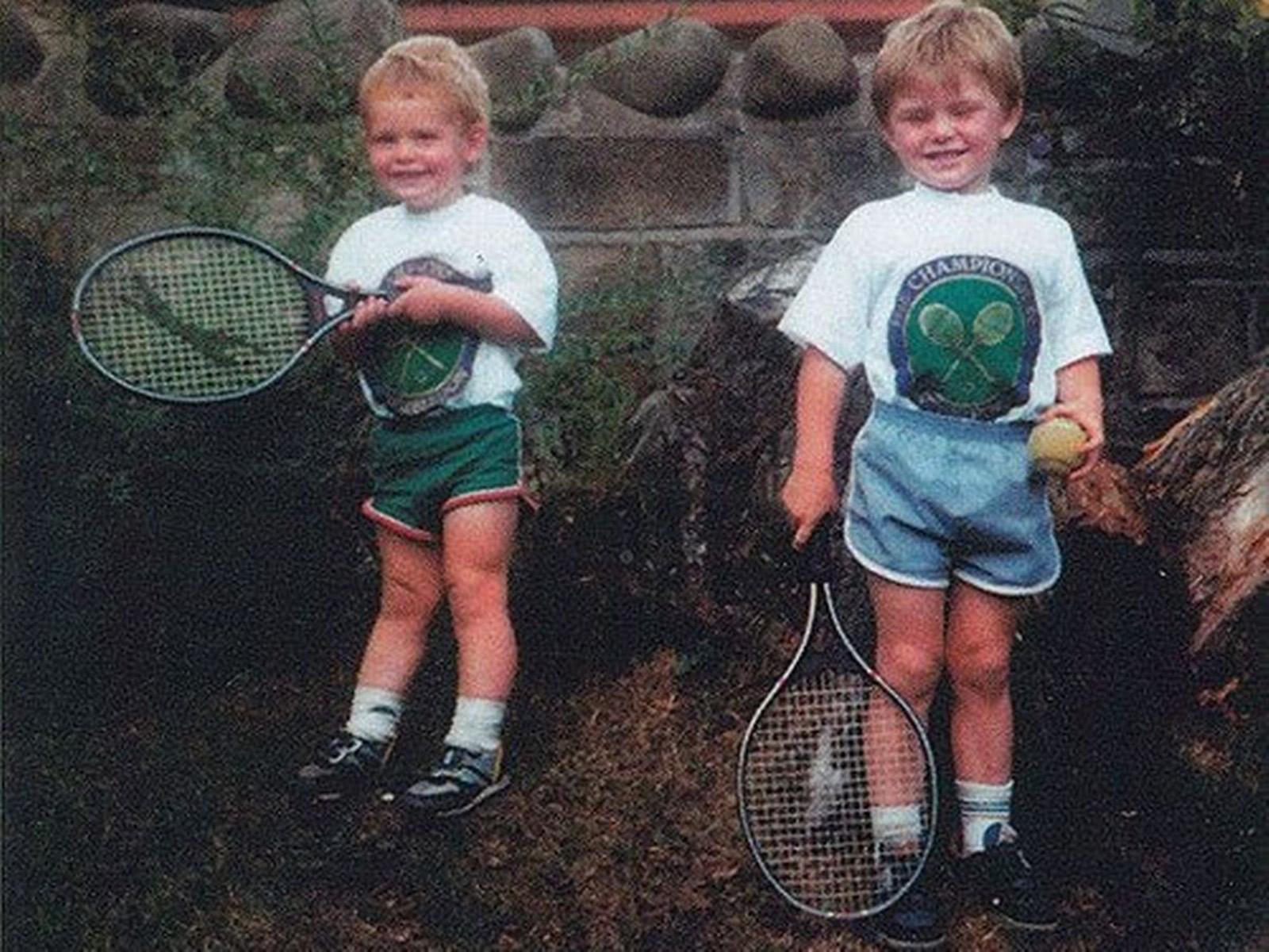 Andy Murray and his brother, tennis stars from a young age