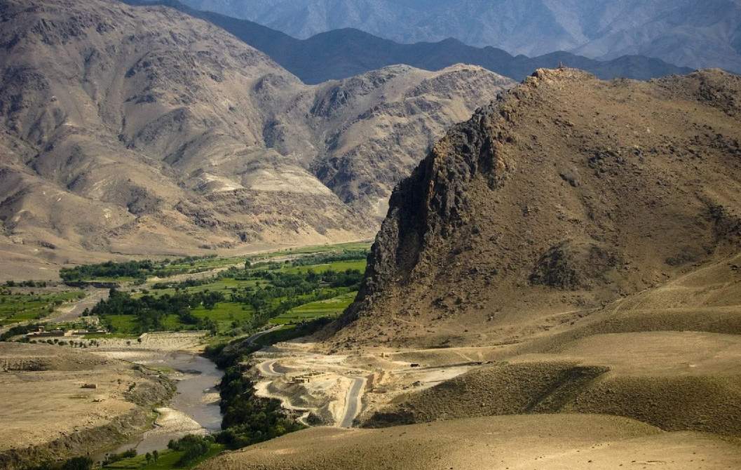 The mountains of Afghanistan, where Osama bin Laden based himself