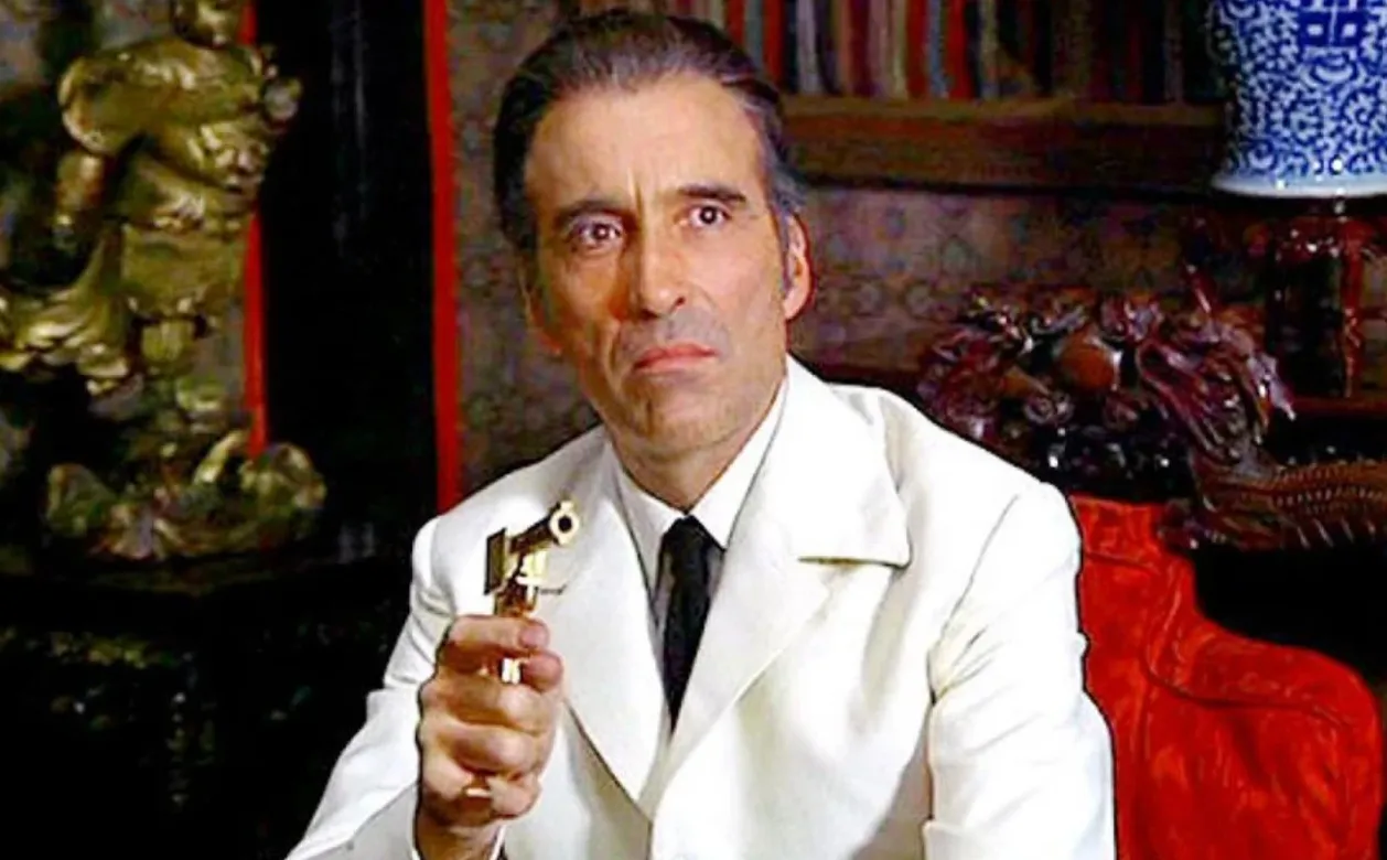 Bond villain Francisco Scaramanga (actor Christopher Lee) 