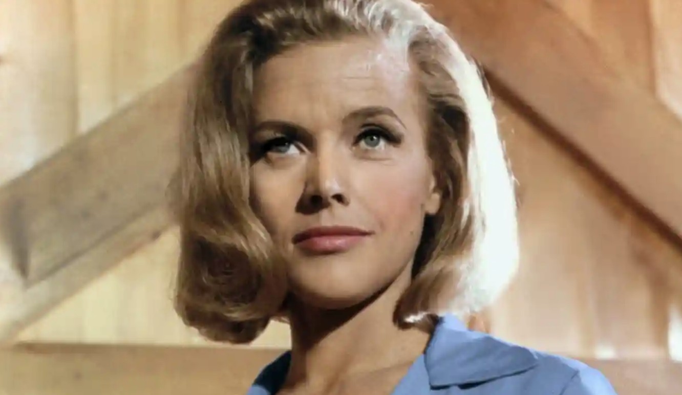 Honor Blackman stars as Pussy Galore in Goldfinger