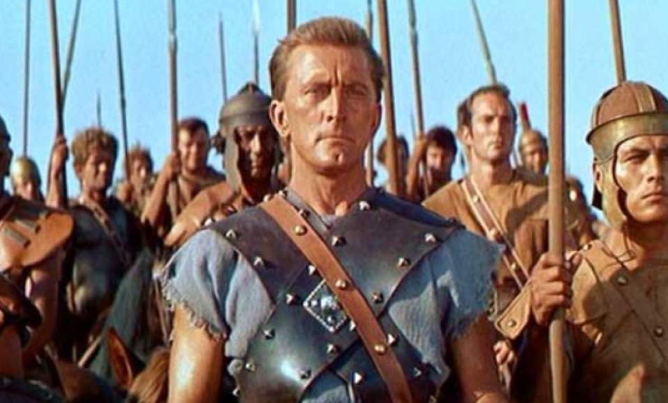Kirk Douglas stars in Spartacus