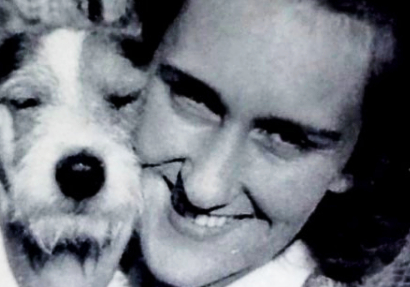 MI5 WWII spy Lily Sergueiew with her dog Babs