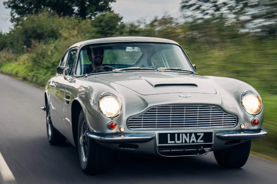 An electronic DB6 Aston Martin