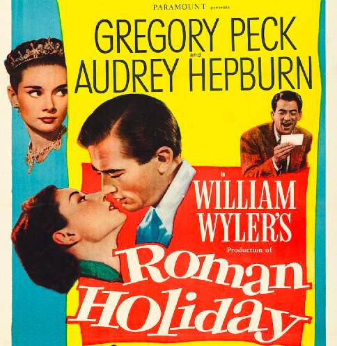 Gregory Peck and Audrey Hepburn movie poster