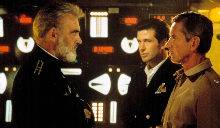   Jack Ryan (Alec Baldwin) steps up as a handler for defector Ramius in The Hunt for Red October