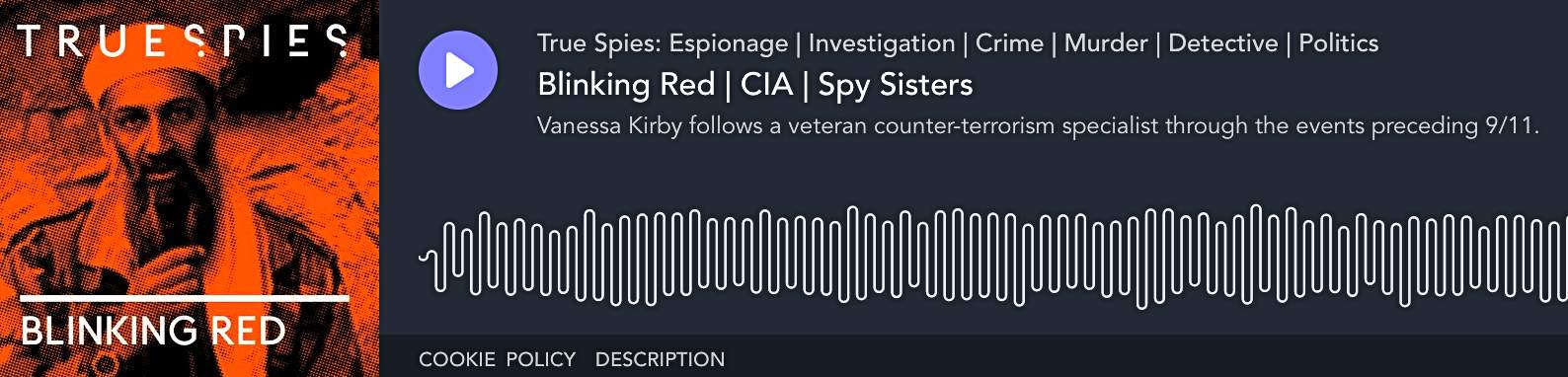 Listen to former CIA Analyst Gina Bennett in True Spies podcast Blinking Red