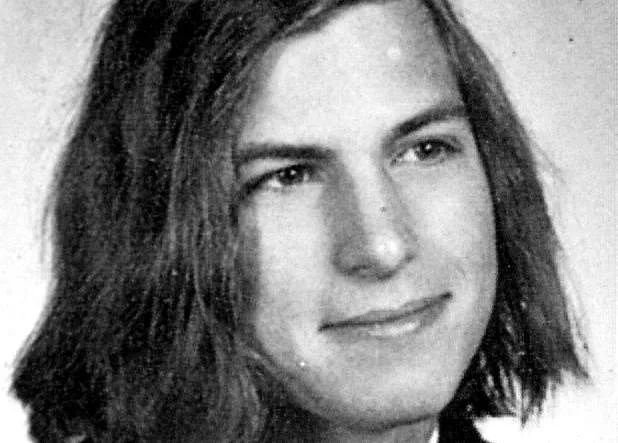 Steve Jobs, Apple co-founder, in his high school yearbook photo