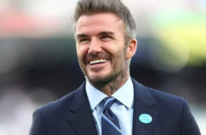 Real Madrid footballer David Beckham