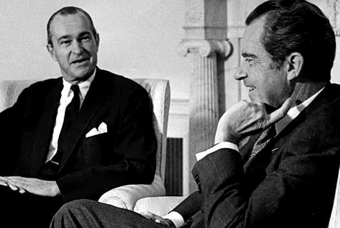 Richard Helms with Richard Nixon