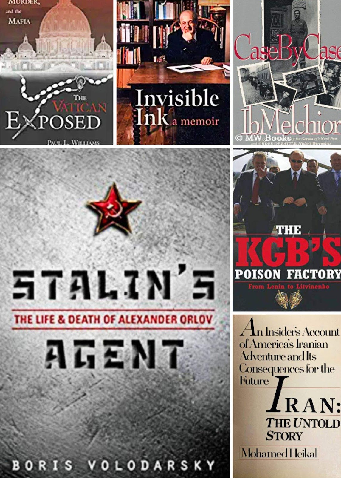 ‍RealLife Spies Pick Their Top 50 NonFiction Spy Books