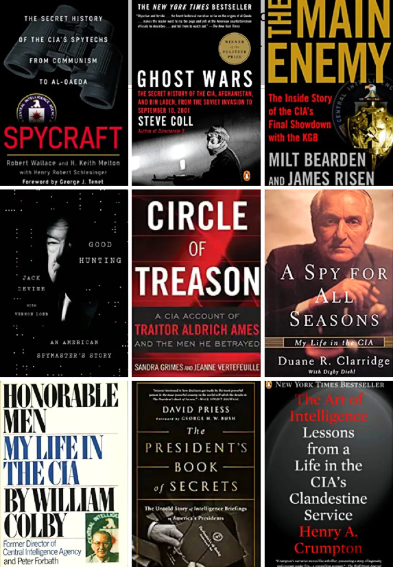 Spies pick their favorte non-fiction spy book
