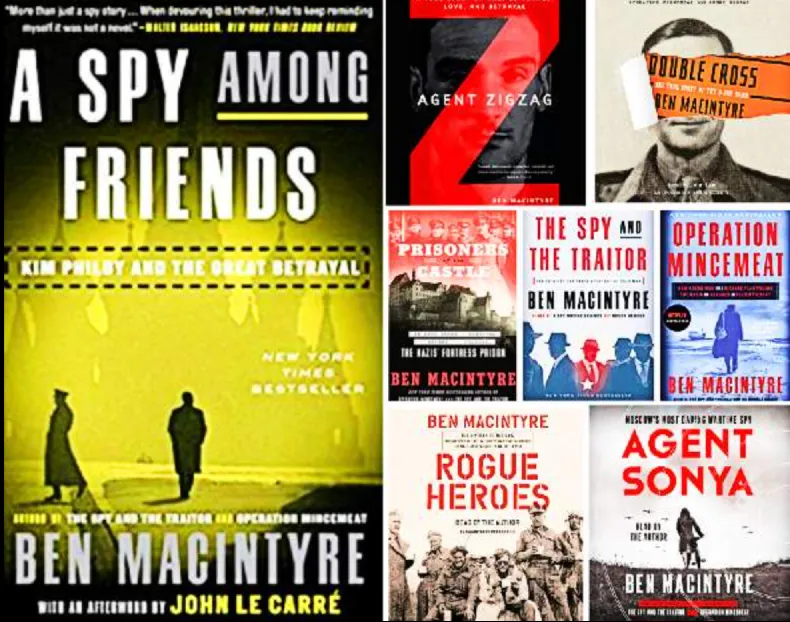 Ben Macintyre book montage